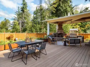 Outdoor eating area