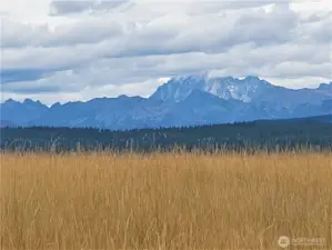 The Stuart Mountain view from the Summit View area of the ranch
