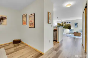 As you enter this light filled space there is a handy den/bonus room for office, guests, or gear!