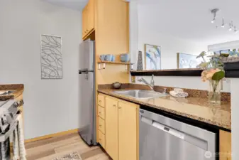 New appliances and flooring