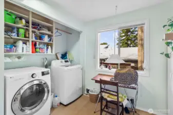 Laundry space in bedroom #3
