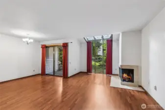 Spacious floor to ceiling window