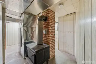 Wood stove - Basement