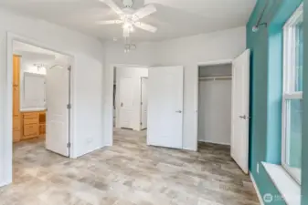 bedroom 1 with bathroom in the ddu