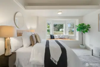 Sit in the window with a good book- or a perfect perch for kitties!