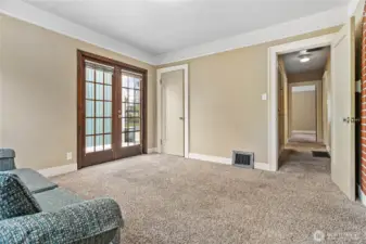 Main level: 4th bedroom or living room