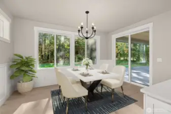 Photos of a previously built home with similar finishes that are virtually staged. Builder reserves the right to make changes to plans & specifications without notice. Features vary by plan. Buyer to verify square footage.