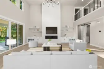 Photos of a previously built home with similar finishes that are virtually staged. Builder reserves the right to make changes to plans & specifications without notice. Features vary by plan. Buyer to verify square footage.