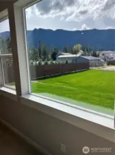 View from the great room of the subject property.