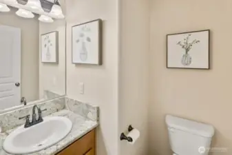 Downstairs Powder Room.