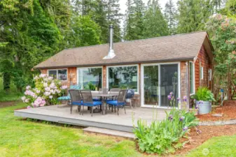 Main house back deck
