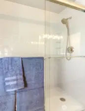 new walk-in shower