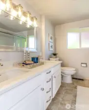 updated main bathroom