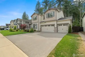 This beautifully maintained home sits on a quiet street with a 3-car garage, manicured landscaping, and a greenbelt backdrop—offering space, privacy, and timeless curb appeal.