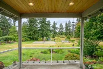 Step out the nook slider to this view.