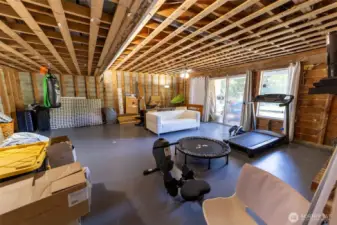 Bonus room located downstairs