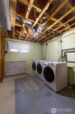 Laundry, located downstairs