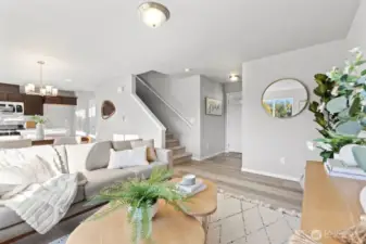 Photographs are for illustrative purposes only. Features, finishes, interior/exterior colors, landscaping and floorplan shown may vary from actual homes built.