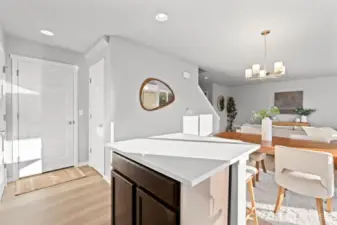 Photographs are for illustrative purposes only. Features, finishes, interior/exterior colors, landscaping and floorplan shown may vary from actual homes built.