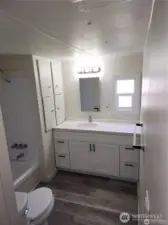 full remodeled bath