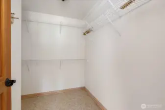 Primary Walkin closet