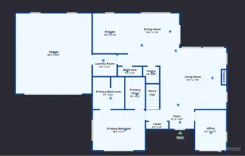 An open main floor living plan invites intimate or large gatherings. Find ease and function with he large main floor primary suite/5 piece bath, den off the entry, walk in pantry, laundry off garage and half bath all on one level.