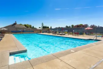 Birch Bay Village pool near the clubhouse and sport courts - tennis and pickle ball.