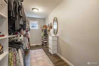 Huge walk-in closet