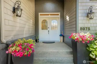 Incredible curb appeal and large driveway.