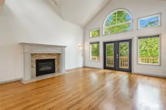 Tons of natural light throughout the home.