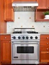 High end stainless appliances