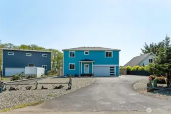 asphalt driveway with RV parking