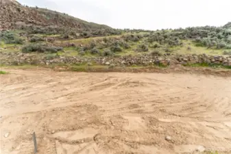 Prepped building site.