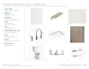 Designer appointed selections included in this home