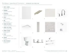 Designer appointed selections included in this home