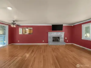 Wood Burning Fireplace