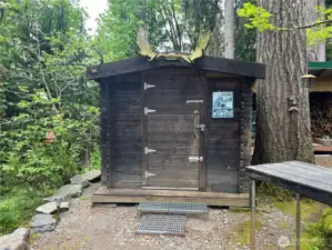 Rustic storage Shed