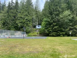 Basketball court for your enjoyment