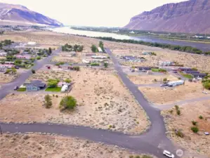 Over 1 acre parcel.