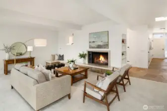 Entry and Living Room