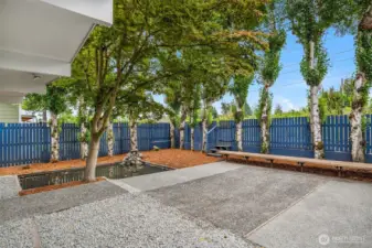 Outdoor courtyard