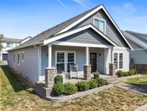 Beautifully updated home in a desirable Enumclaw location—enjoy the ease of rambler-style living with the added bonus of an upstairs retreat featuring a bedroom, full bath, and versatile bonus room.  *Grass has been digitally enhanced.