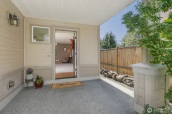 Large covered front porch