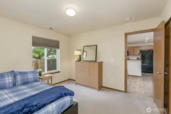 Main floor Jr Ensuite is near the kitchen