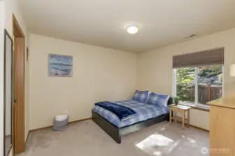 Main floor Jr Ensuite with garden view