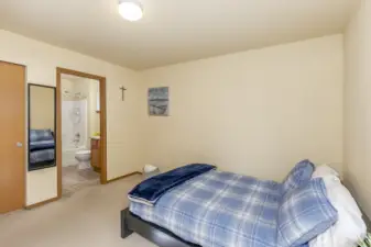 Main floor Jr Ensuite with private full bathroom