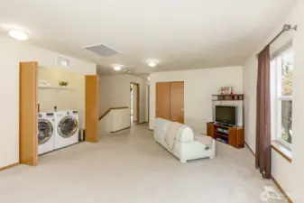 A full-sized washer and dryer are included!