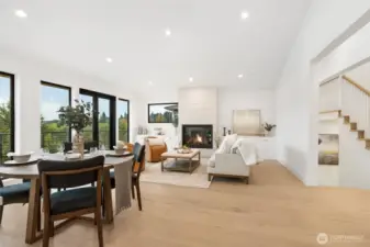 Great Room from kitchen.