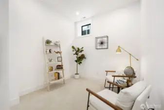 I call this the Chill room.  Other options: exercise equipment, yoga room, video room, small office.