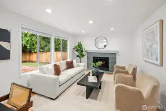 Enjoy an intimate, comfortable setting, perfect for gatherings or quiet evenings at home.